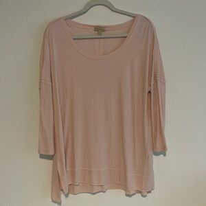 Bordeaux Light Pink Knot Sweater - Size L